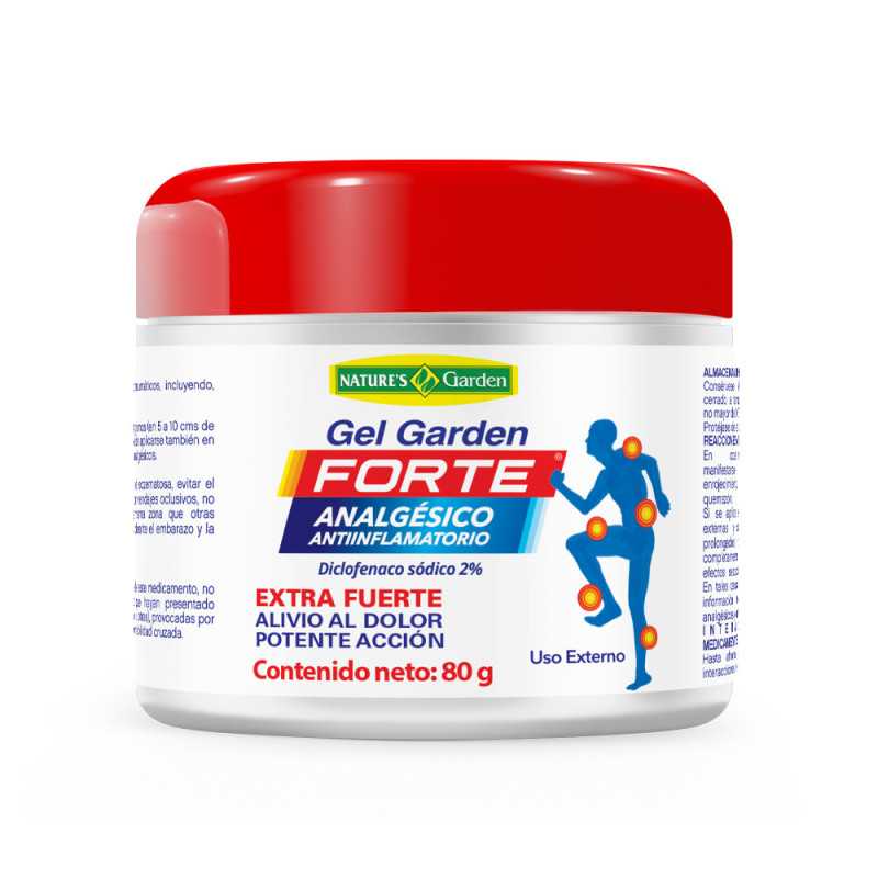 GEL GARDEN FORTE ANALGESICO ANTIINFLAMATORIO POTE X 80 G