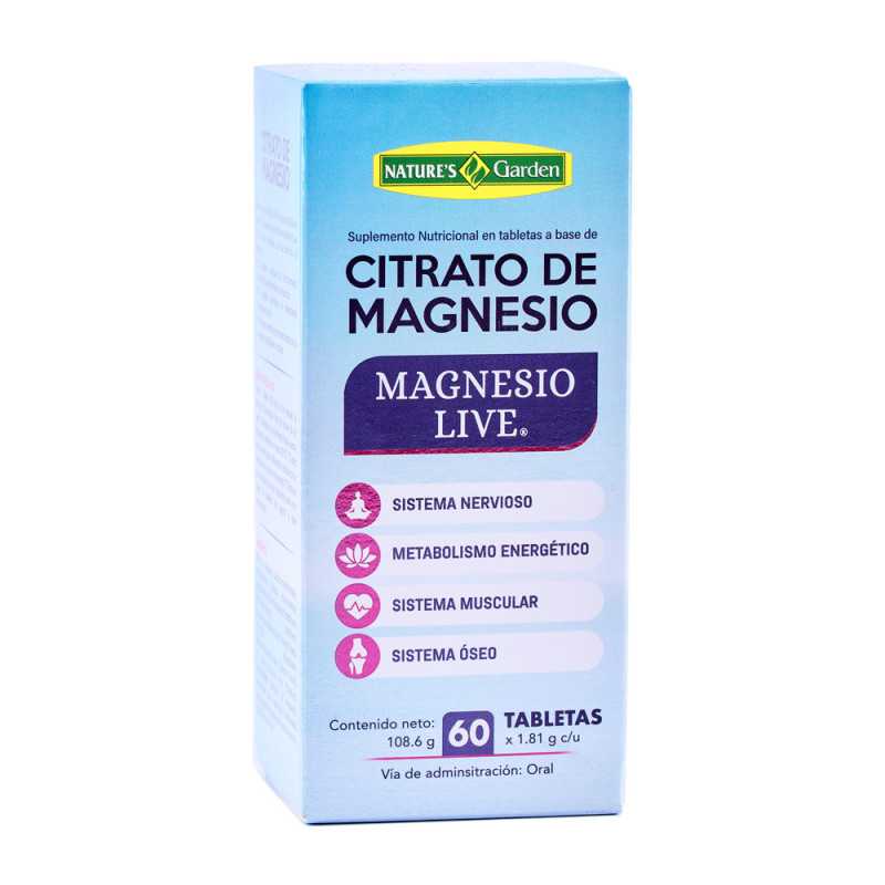 CITRATO DE MAGNESIO FRASCO X 60 TABLETAS