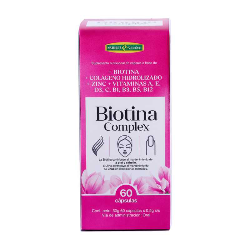 BIOTINA COMPLEX FRASCO X 60 CAPSULAS