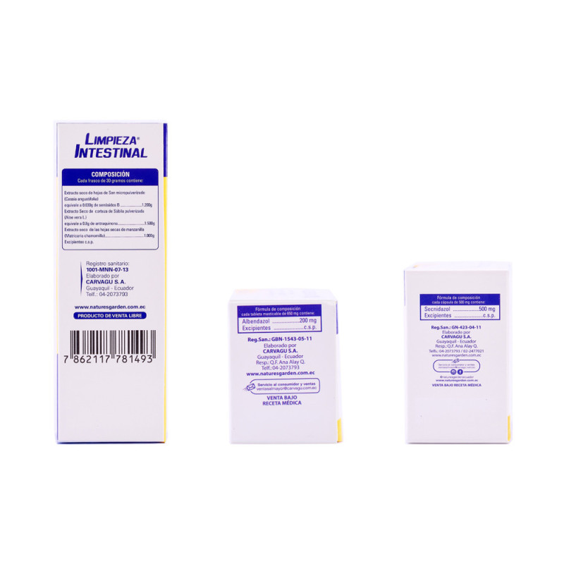 KIT TRATAMIENTO ANTIPARASITARIO ADULTO