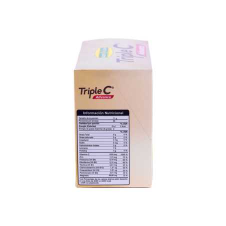 TRIPLE C ADVANCE SOBRES EFERVESCENTE TRIPLE C CAJA X  20 U