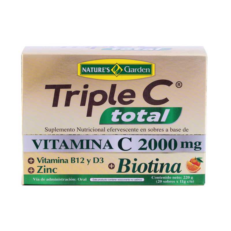 TRIPLE C TOTAL SOBRES EFERVESCENTE X 11 G CAJA X 20 U.