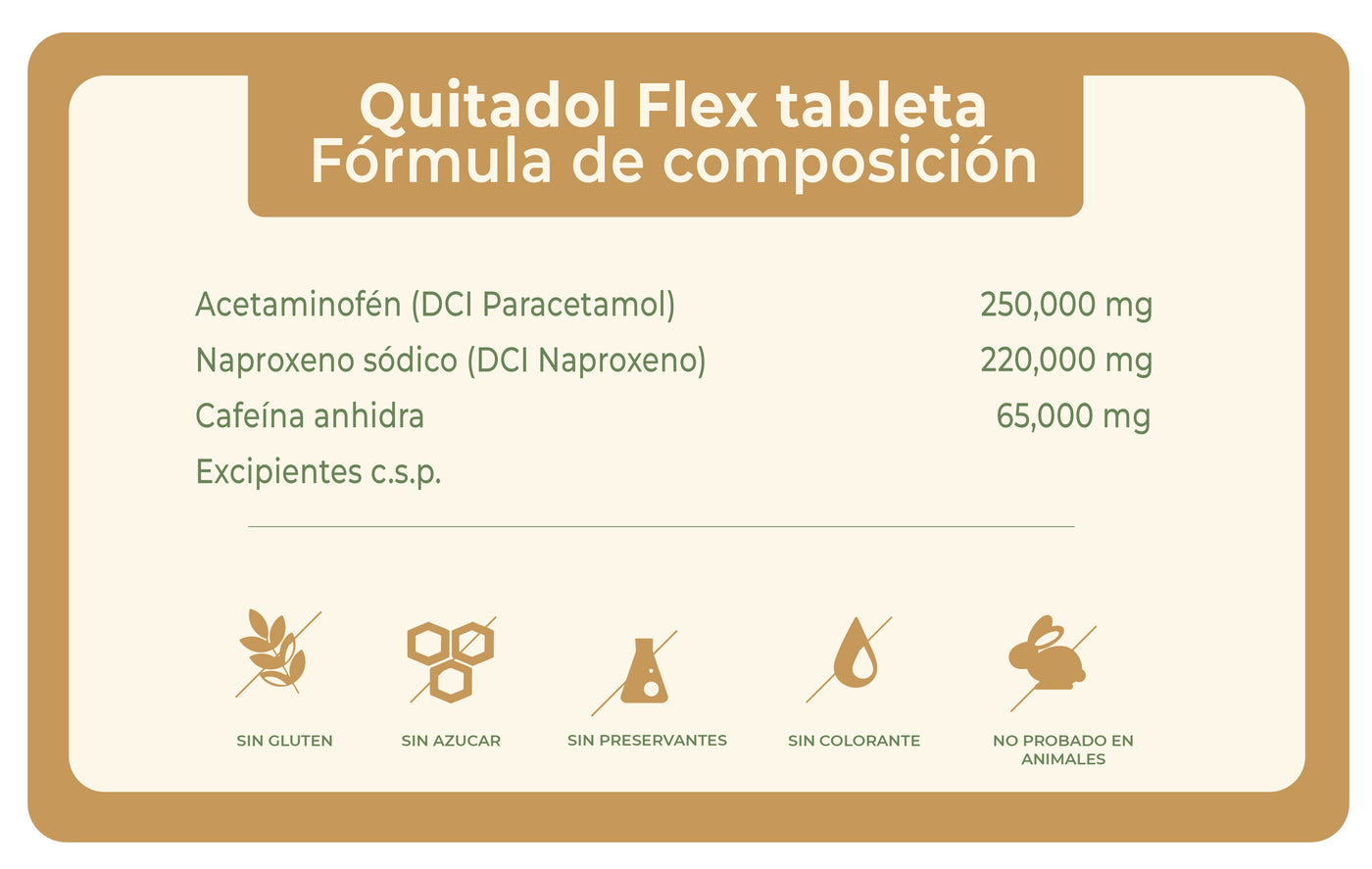 QUITADOL FLEX