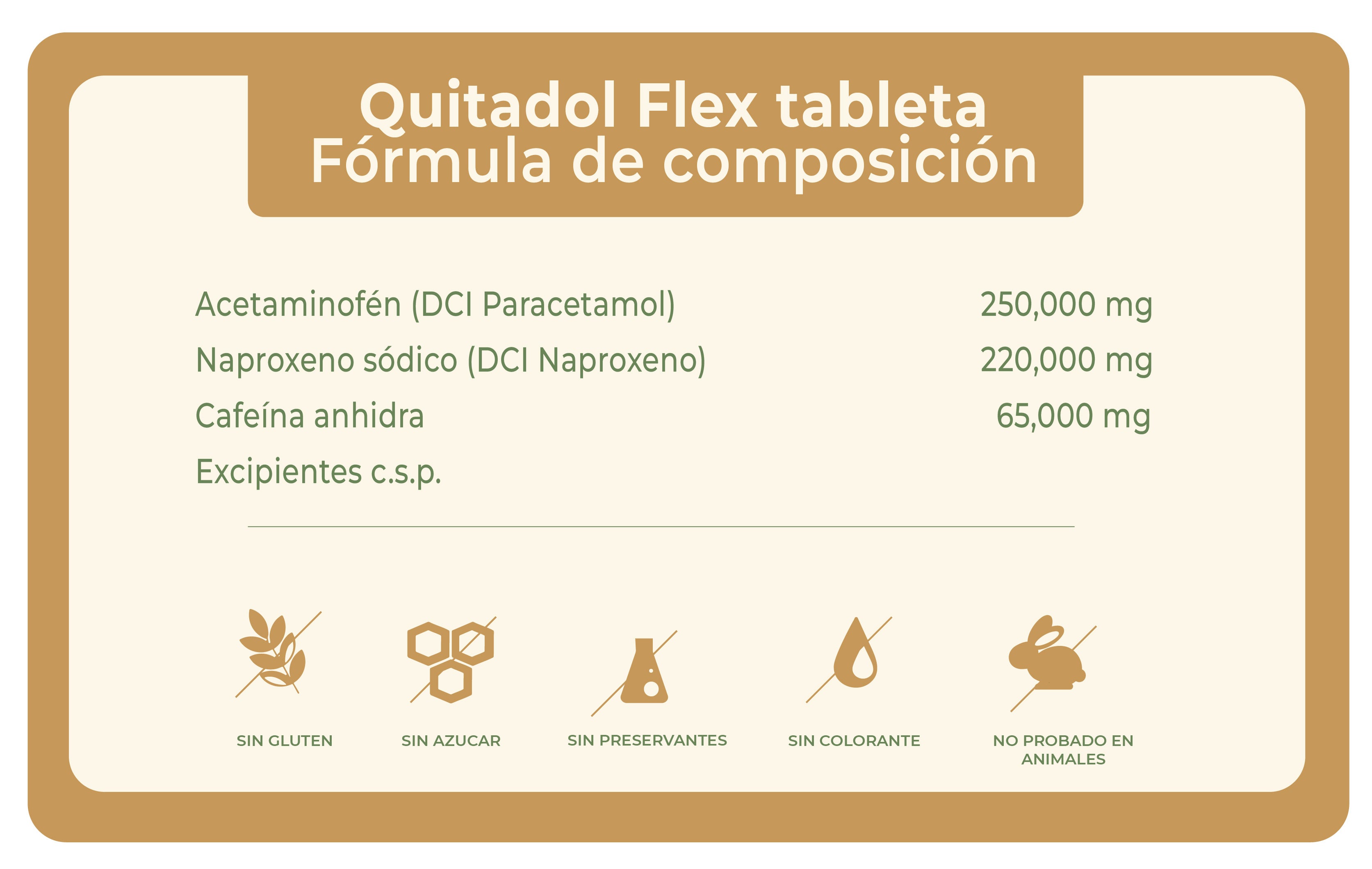 QUITADOL FLEX