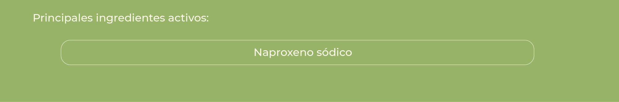 Principios activos
